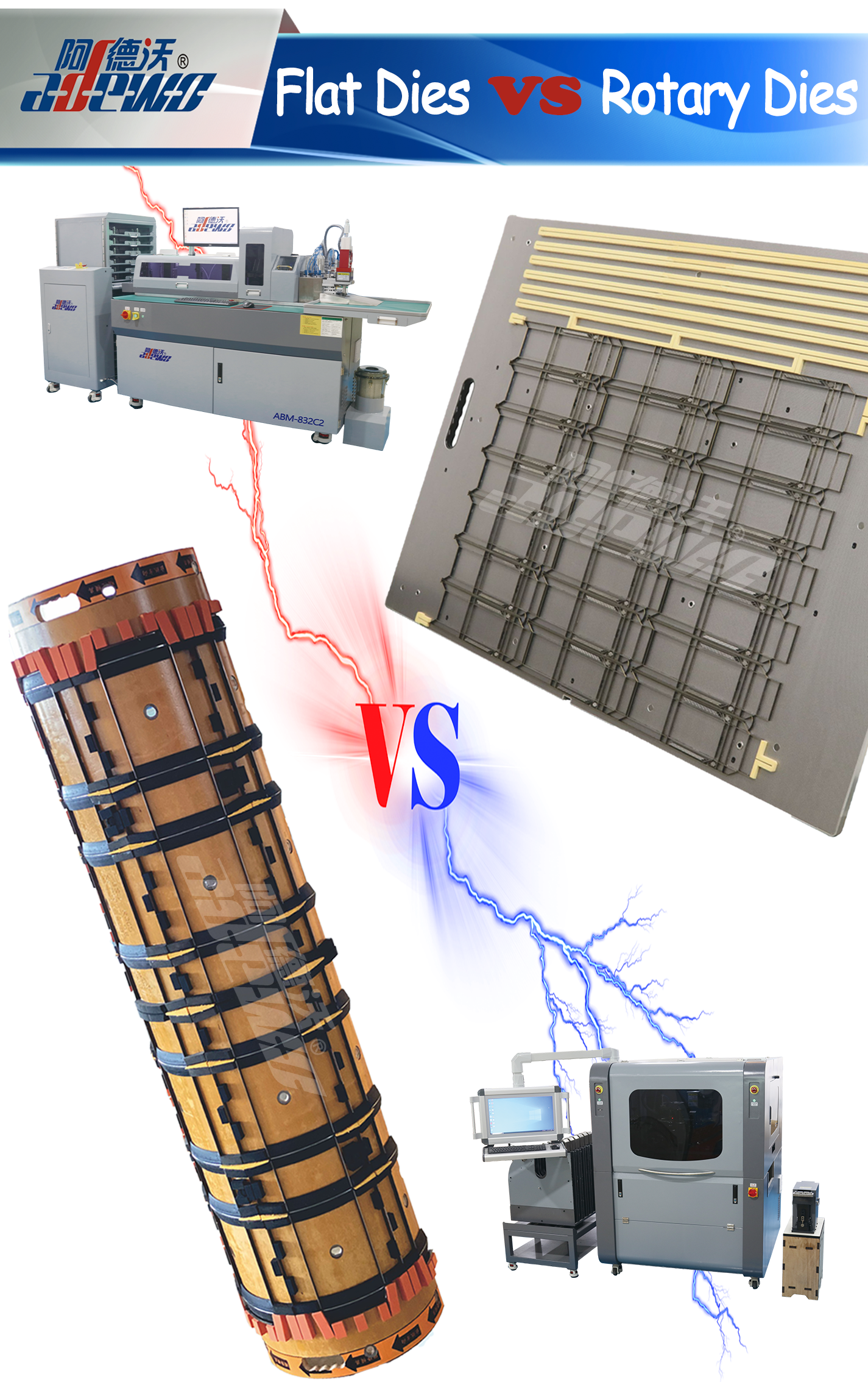 रोटरी डाय वि फ्लॅट डायज