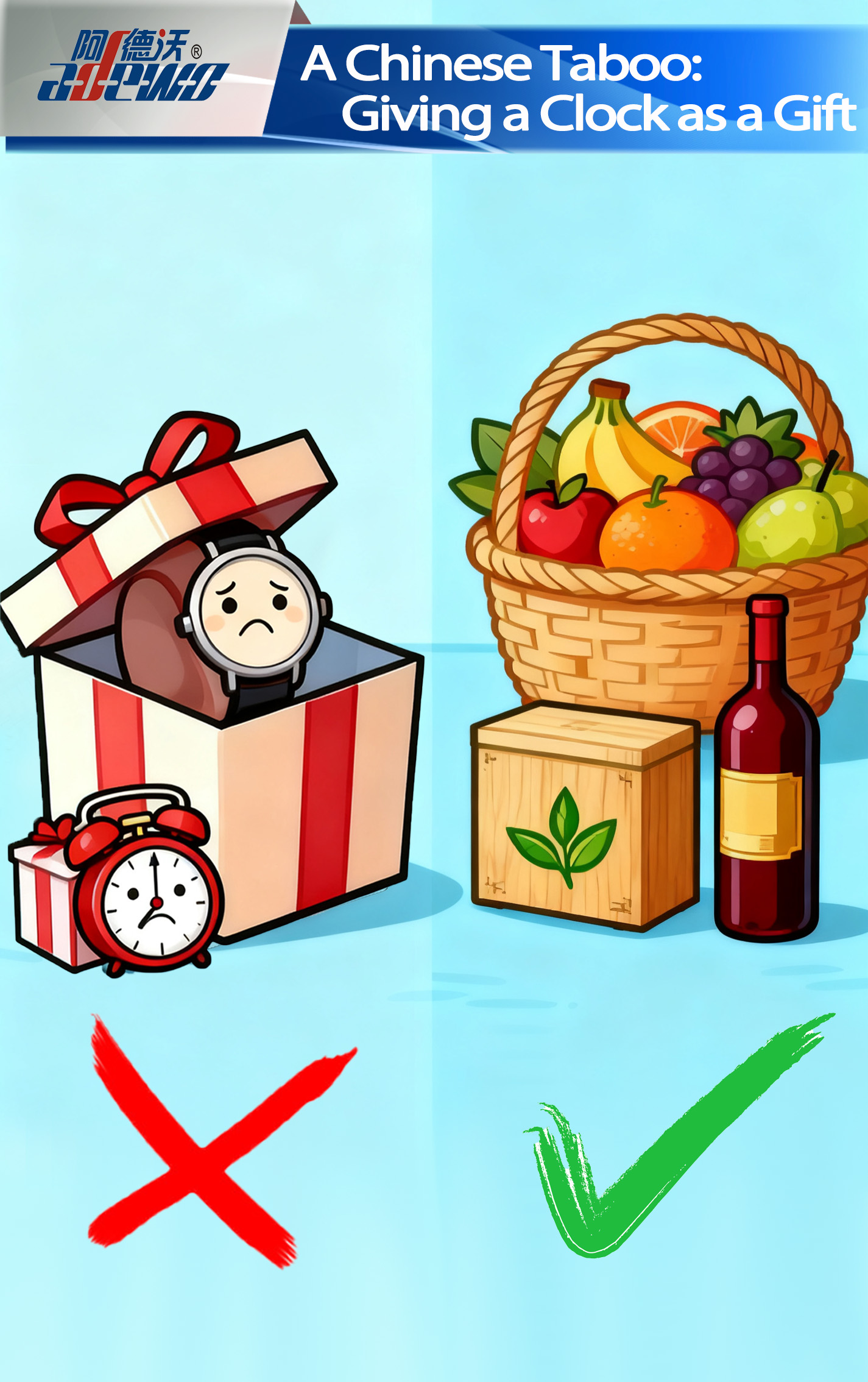 एक चीनी निषिद्ध: भेट म्हणून घड्याळ देणे